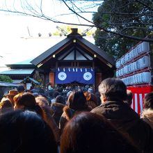 拝殿まで２時間かかりました