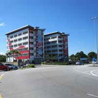 LCCTターミナルから歩いて少し。あまり、目立っていません。