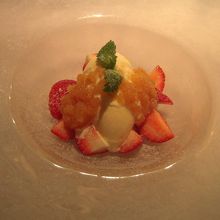 デザートまで完璧です