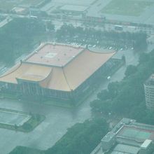 雨降りなのでいまひとつな景色
