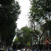 シンガポールの銀座兼新宿。街一番の目抜き通りです。