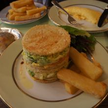 ポテトが極太です！