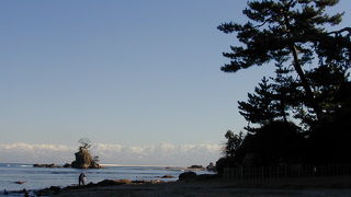 ドラマのロケ地　雨晴海岸