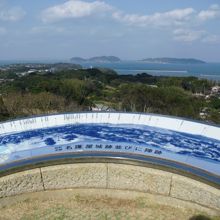 名護屋城からの景色