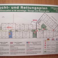 ホテルの見取り図です。