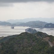 展望台から鳴門大橋がきれいに見えます