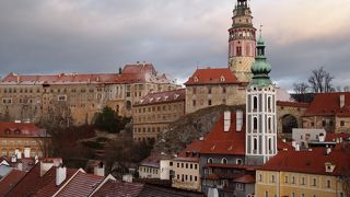 地域博物館の横が絶景ポイント