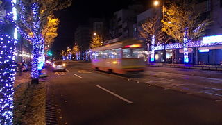 電飾で華やかな夜がお勧めです