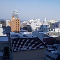 景色はビルばかりです・・・