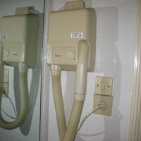 備え付けのドライヤー