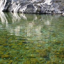 底まで見えます