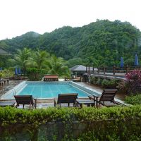 レストランからみたプール