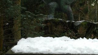 山の中のお寺に牛鬼伝説