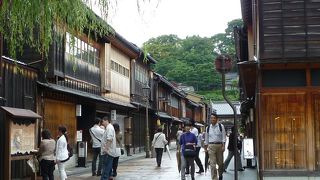 落ち着いた街並み