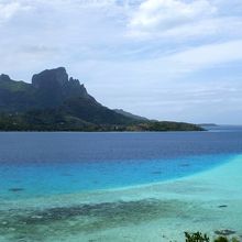 ?モツの展望台から。これで天気が良ければ・・・