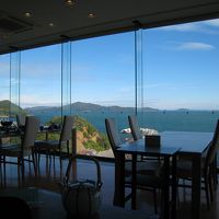 レストランからの眺めもすごくいい