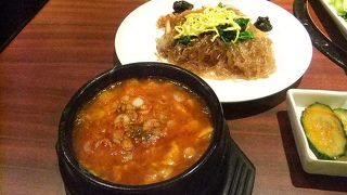 ヤマダ電機レストランモール気軽に入れる韓国料理店