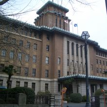 神奈川県庁　洋館の屋上に５重搭風建築物