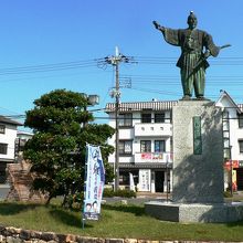 ＪＲ安土駅北側前の光景