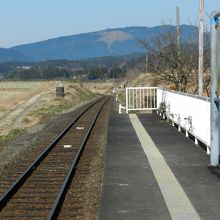 ホームからの風景