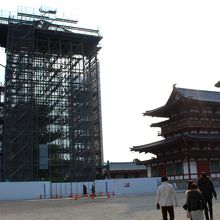 2009年から2018年まで解体修理が予定されている『東塔』