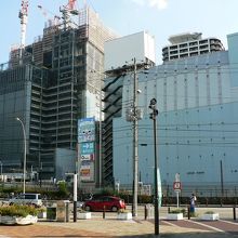 天王寺駅周辺の光景