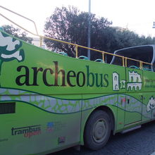 このバスで・・・