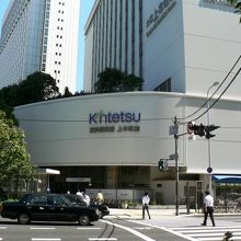 近鉄奈良線「上本町」駅周辺の光景