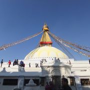ネパールで一番、アジアでも一番大きい仏塔（ストゥーパ）です。