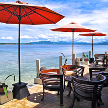 180度の海の展望バルコニー