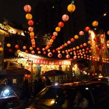 提灯が綺麗です