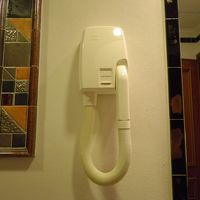 備え付けのドライヤー