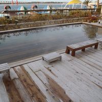 露天風呂は水着着用！