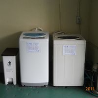 長期滞在用の洗濯機