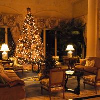 クリスマスの時期だったので飾りつけされていました。