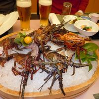 伊勢海老！この日はスキヤキでいただきました。