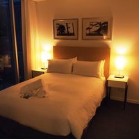 3つのベッドルームはさほど広くはない