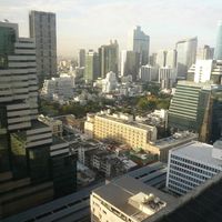 シーロム方向の眺め。