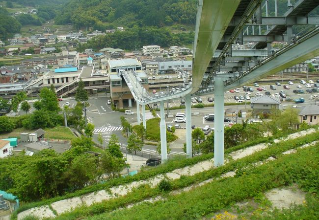 JR山陽本線とスカイレールの乗換駅