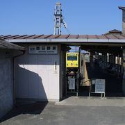 ナローゲージの内部線の終着駅