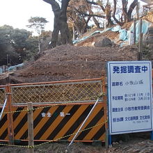 歴史館のすぐ下がこんな状態でした