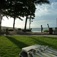 プールから、マターリしながら夕日も見れるぜ！