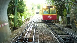 男山ケーブルへの乗換駅