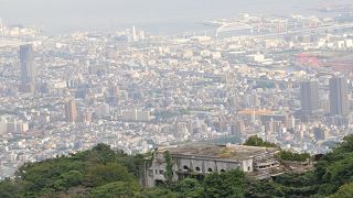 ケーブルカーとロープウェーで摩耶山へ