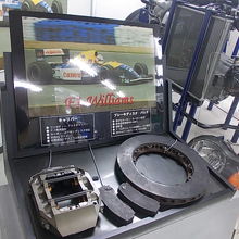 Ｆ１用のディスクブレーキはかなり高価だとのこと・・・。