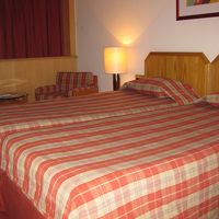 狭いけどきれい。ベッドも寝心地良かった。