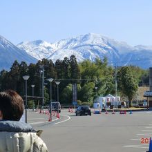 駐車場からの景色