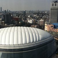 東京ドームがよく見える部屋でした