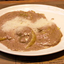 マッシュルームのラビオリ10.5ユーロ