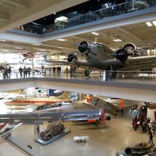 このような見通しの良い吹き抜けは少ない